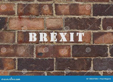 brexit sign stock photo image  concept people lettering