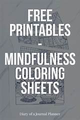 Mindfulness Colouring Coloring Sheets Printable Pdf Diaryofajournalplanner Mindful Pages Printables Kids Adult sketch template