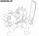 Warhammer Ork Drawingforall sketch template