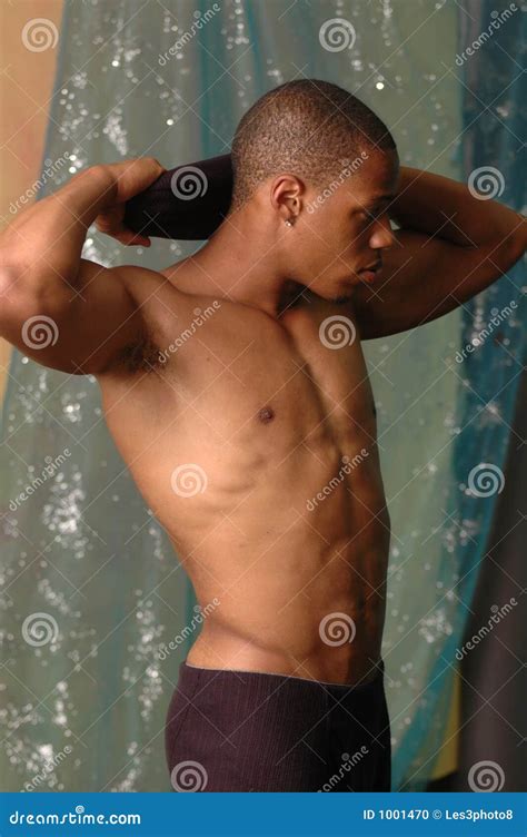 young black male stock photo image  tummy exercise