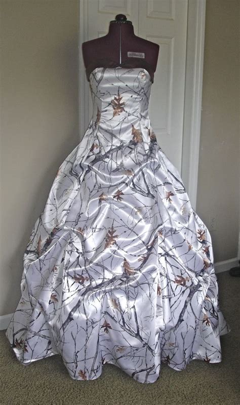 White Camouflage Wedding Dress 2017 Camo Bridal Wedding Gowns Vestido
