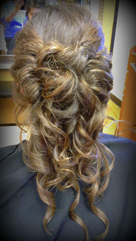 special occasion wedding prom hairstyle  long hair  jeannette
