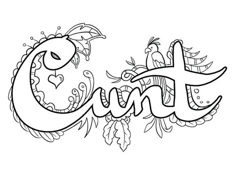cuss word coloring pages  getdrawings