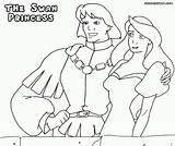 Coloring Swan Princess Pages Odette Related Library Clipart Popular Coloringhome sketch template