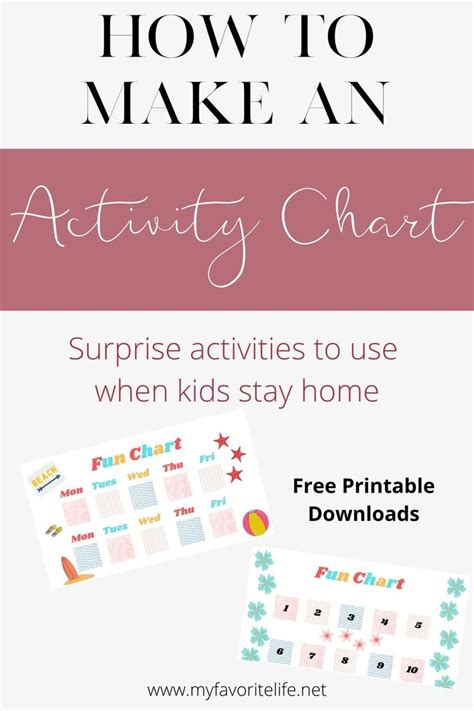 activity chart  printables   activities activities  kids fun activities