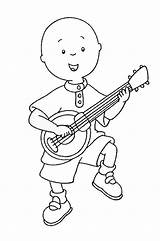 Caillou Gilbert sketch template