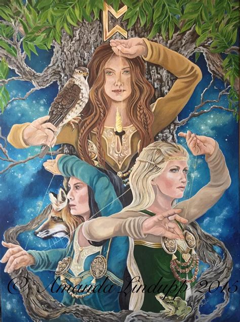 de norns fates print etsy nederland norse goddess goddess art pagan art