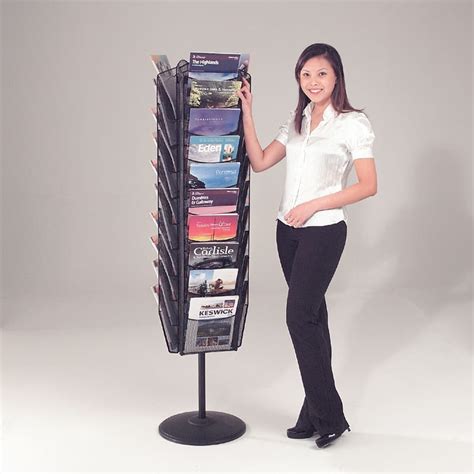 mesh literature display 30 x a4 stand storage systems