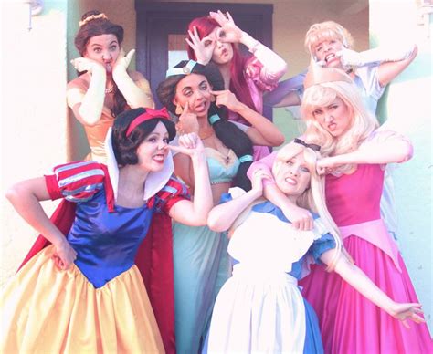 Disney Princesses Behaving Badly