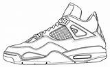 Jordan Air Drawing Coloring Shoe Nike Jordans Outline Shoes Sketch Template Force Drawings Pages Sketches Blank Templates Sneakers Clipart Retro sketch template