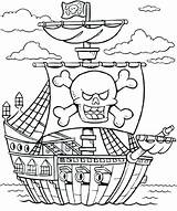 Ship Coloring Cruise Pages Pirate Printable Getcolorings Big sketch template