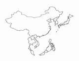 Asia Draw Map Drawing Outline Countries Coordinates Over Paintingvalley Hovered Fill Want When Red Stack sketch template