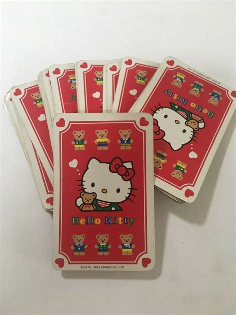 kitty playing cards  vintage great   collection
