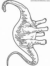 Diplodocus Coloring sketch template