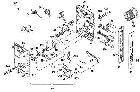 patent  mortise lock assembly google patents