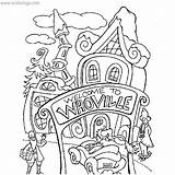 Grinch Whoville Xcolorings Nannette sketch template