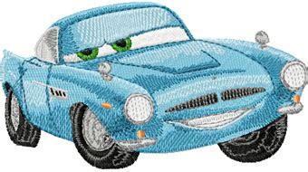 finn mcmissile machine embroidery design  cars fans