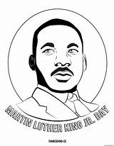 Luther Coloring Mlk Coloring4free Makeitgrateful Celebrate sketch template