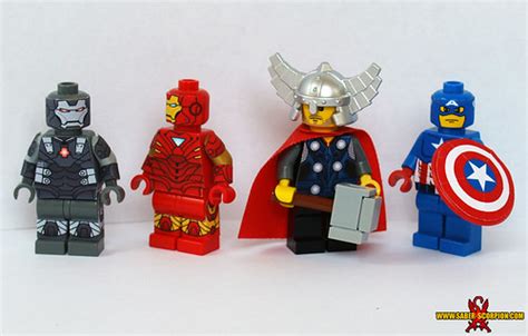 marvel avengers minifigs custom lego minifigures