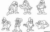 Dwarfs Seven Snow Coloring Pages Draw Printable Drawing Sketches Disney Step Dwarf Sketch Print Drawings Cartoon Kids Gif Colouring Paintingvalley sketch template