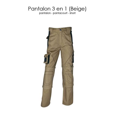 pantalon  en  special detection couleur beige