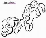 Coloring Pony Pie Pinkie Pages Little Library Clipart sketch template