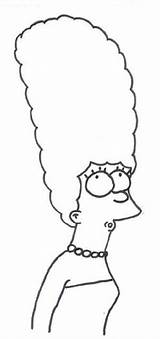 Coloring Marge Pages Simpsons Simpson Cartoons Drawing Post Newer Older Getdrawings Getcolorings Cartoon Lisa sketch template