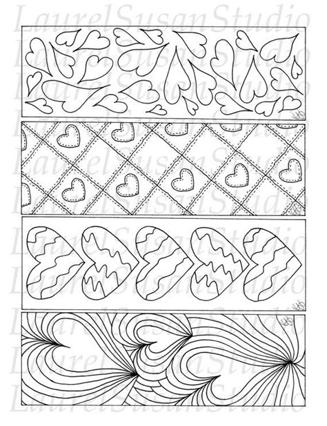 laurelsusanstudio valentines bookmarks coloring bookmarks valentine