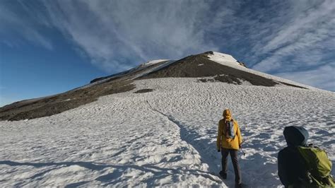 take a trip to the summit of mount adams