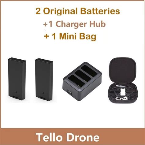 original dji tello battery  dji tello battery charging hub mah    dji tello mini