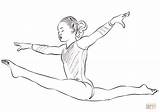 Gabby Douglas Gimnastyka Ausmalbild Ausdrucken Kolorowanka Drukuj sketch template