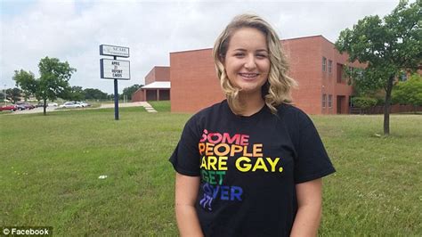 teen s pro lgbt t shirt is banned from texas school for
