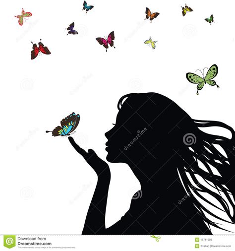 woman silhouette royalty free stock image image 18711286