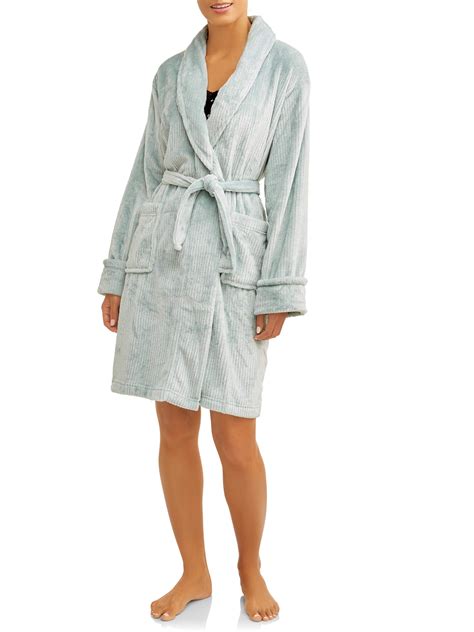 allonge womens pinstripe jacquard velvet robe walmartcom