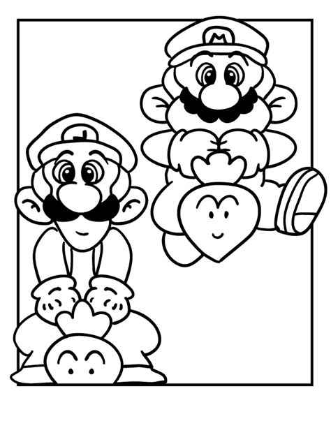 super mario characters coloring pages coloring home
