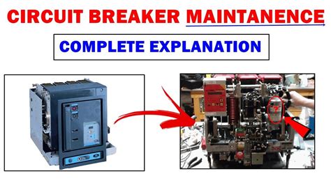 circuit breaker maintenance standard rules regulations explained  tamil youtube