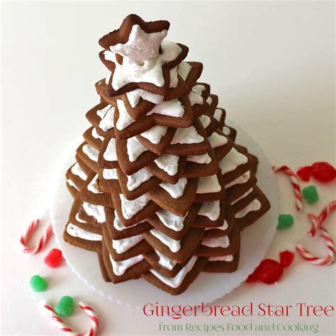 gingerbread christmas tree recipes food  cooking