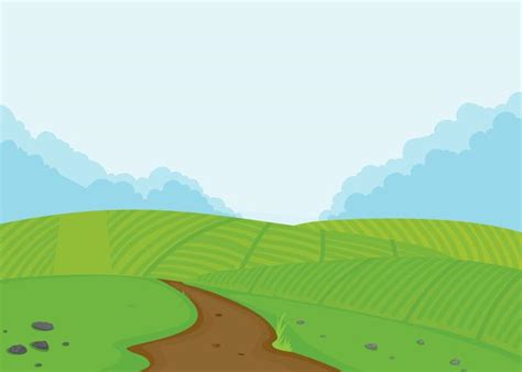 farmland landscape background  vector art  vecteezy