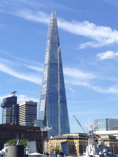 shard  monumental skyscraper  london