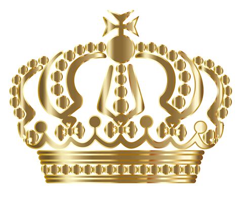 golden crown creative vector illustration png    transparent crown png
