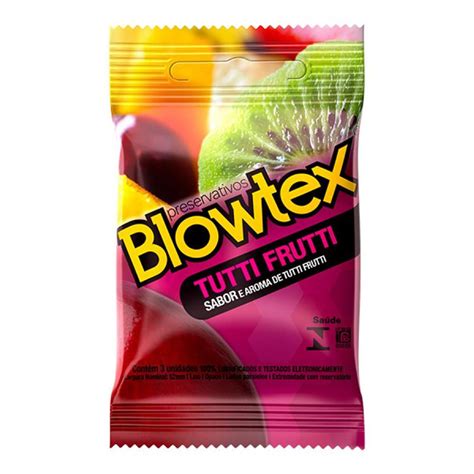 Preservativo Blowtex Tutti Frutti Com 3 Unidades Farmagora