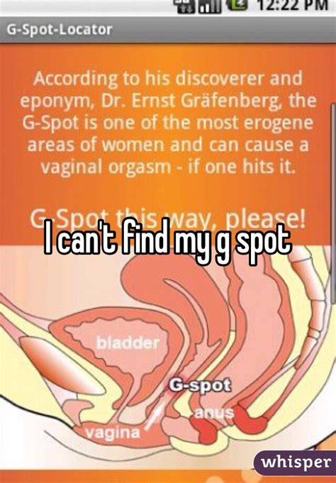 i can t find my g spot