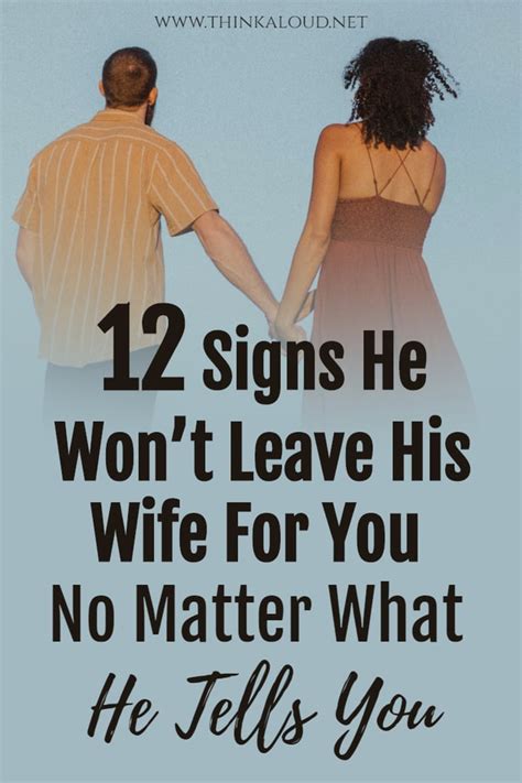 12 Signs He Won’t Leave His Wife For You No Matter What He Tells You