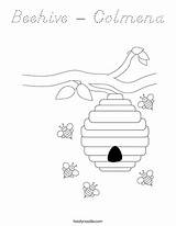 Beehive Bee Colmena Honeybees Noodle Twisty Cursive Twistynoodle Naf sketch template