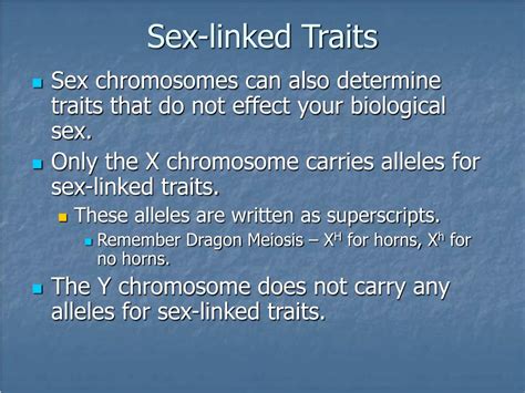 Ppt Sex Linked Traits Powerpoint Presentation Free Download Id 3641135