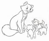 Coloring Aristocats Coloring4free Toulouse Berlioz Xcolorings sketch template