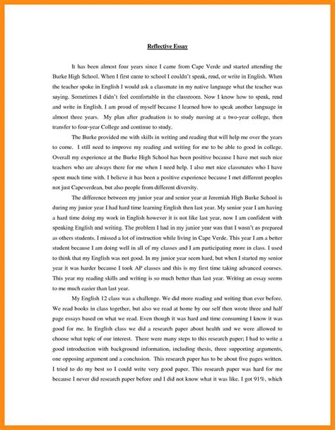 reflection essays reflective essay  personal experiences