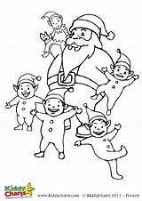 Santa Elf Colouring Little His Christmas Coloring Print Elves Pages Kids Color Kiddycharts Printables Father Click Choose Board sketch template