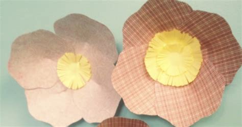 ashley thunder  diy huge paper poppies  template