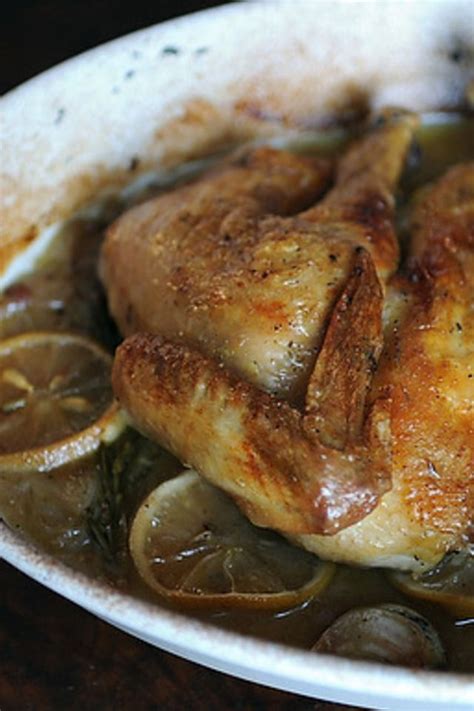 spatchcocked and braise roasted chicken chicken main dishes food 52